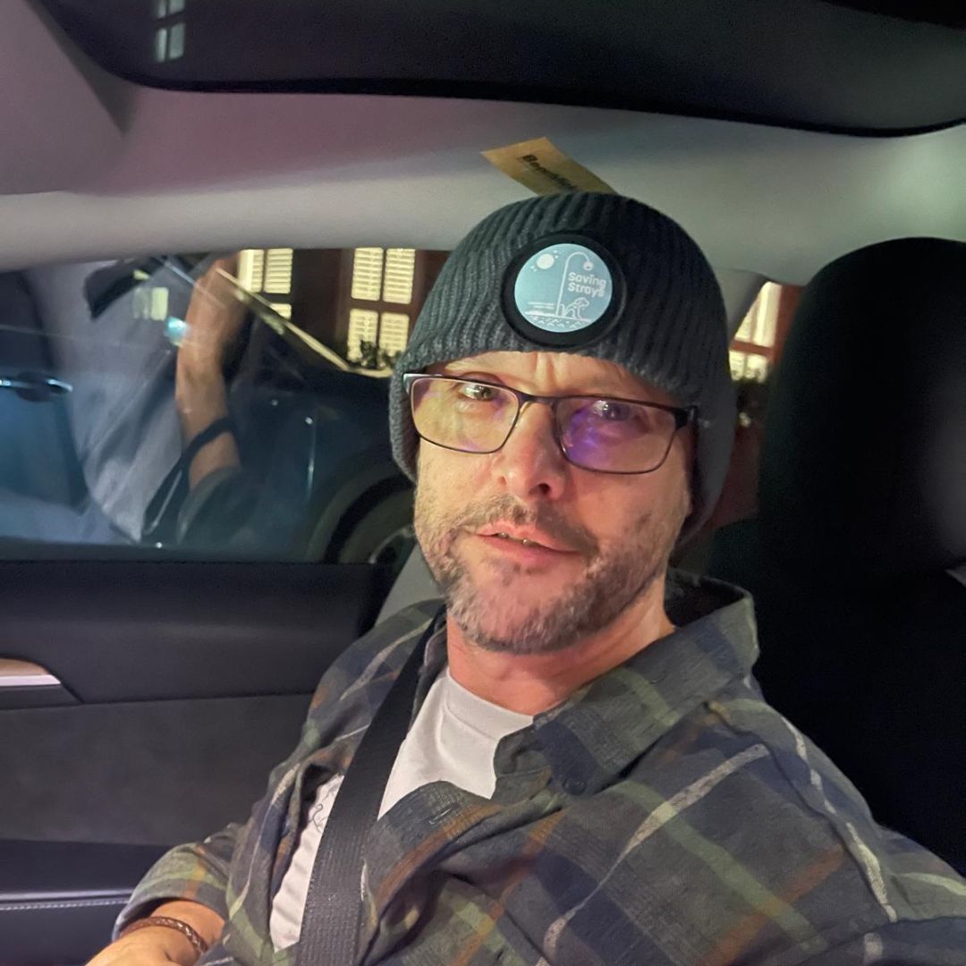 Saving Strays Circular Patch Beanie