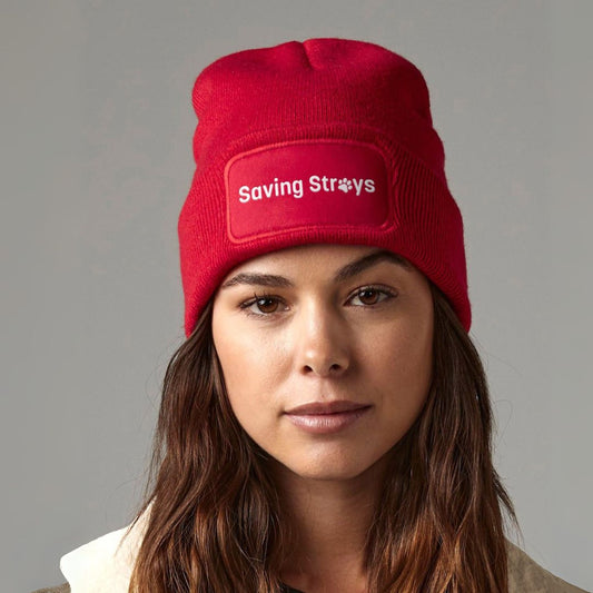 Saving Strays Original Patch Beanie