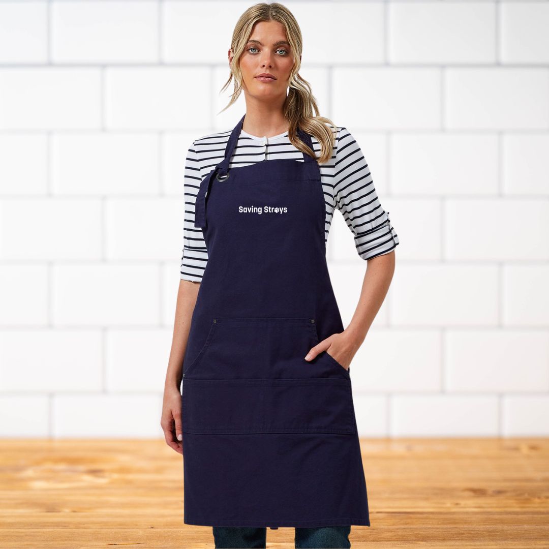 Saving Strays Heavy Cotton Canvas Pocket Apron