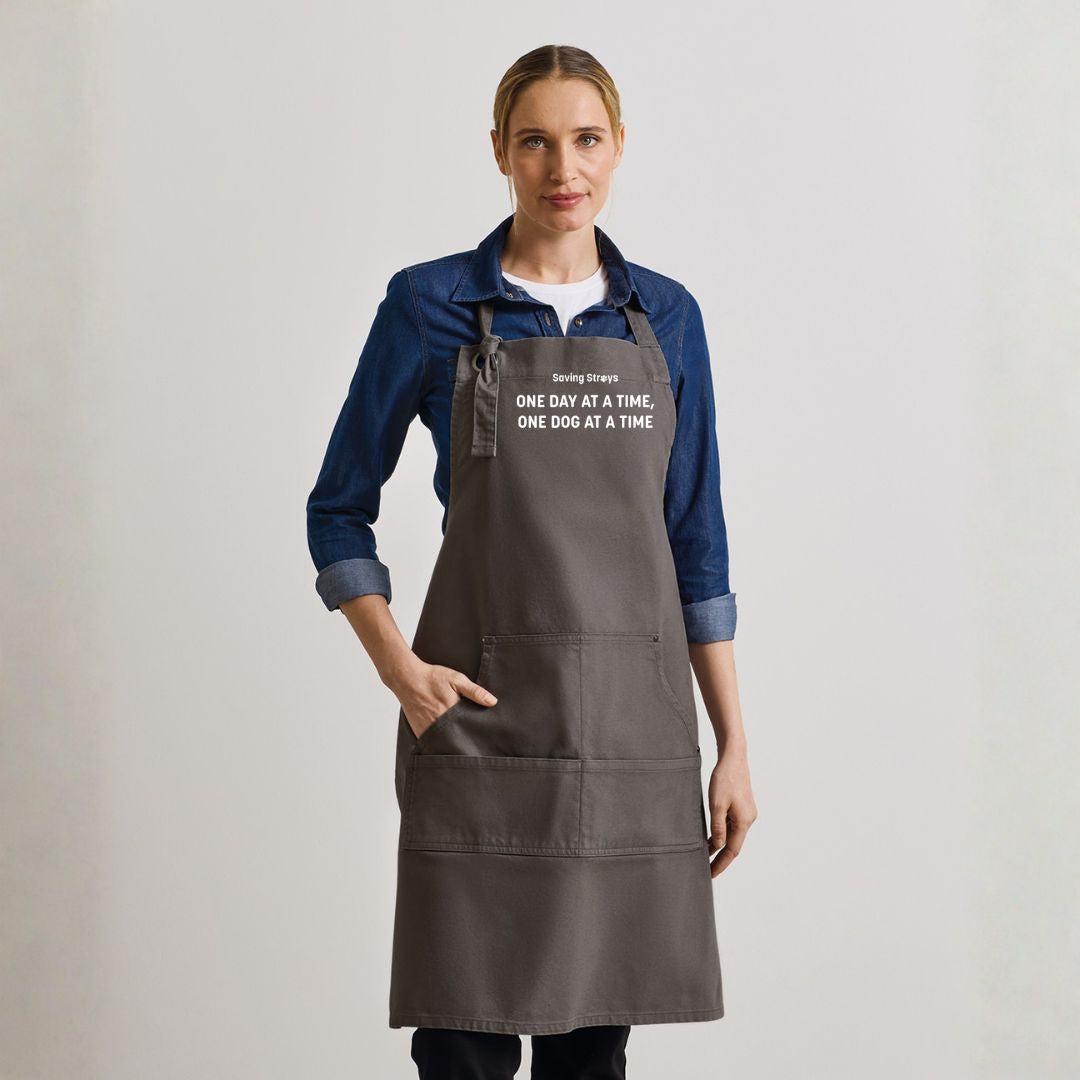 Saving Strays Heavy Cotton Canvas Pocket Apron
