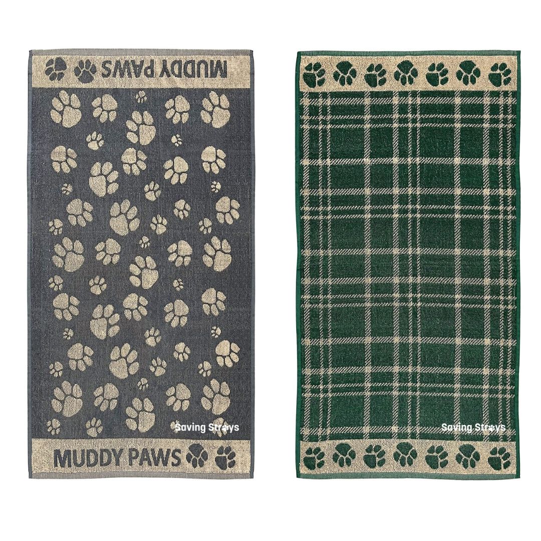 Saving Strays Jumbo Terry Dog Towel