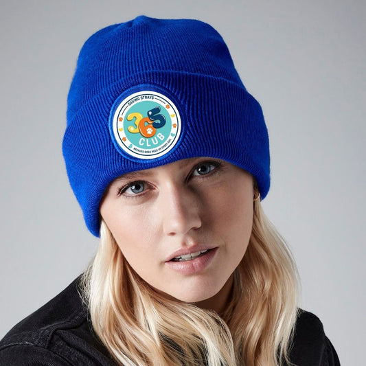 Saving Strays 365 Club Circular Patch Beanie
