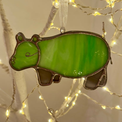 Stained Glass Hanging Charm