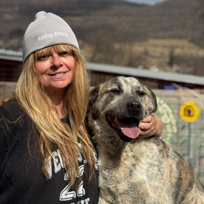 Saving Strays Organic Cotton Fine Knit Beanie